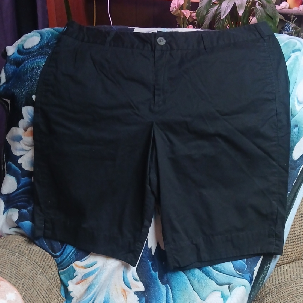 Merona Black Women's Shorts Bermudas Plus Size